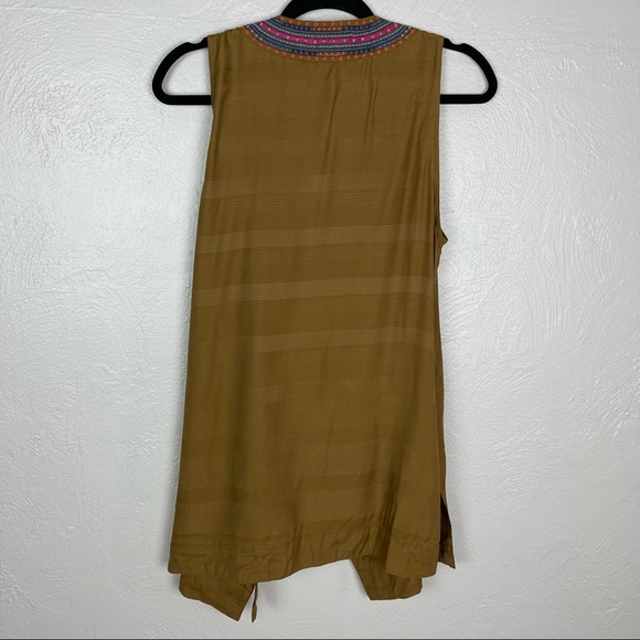 NWOT Maeve by Anthropologie Liviana Embroidered Wrap Blouse Medium - Picture 11 of 13